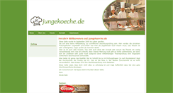 Desktop Screenshot of jungekoeche.de